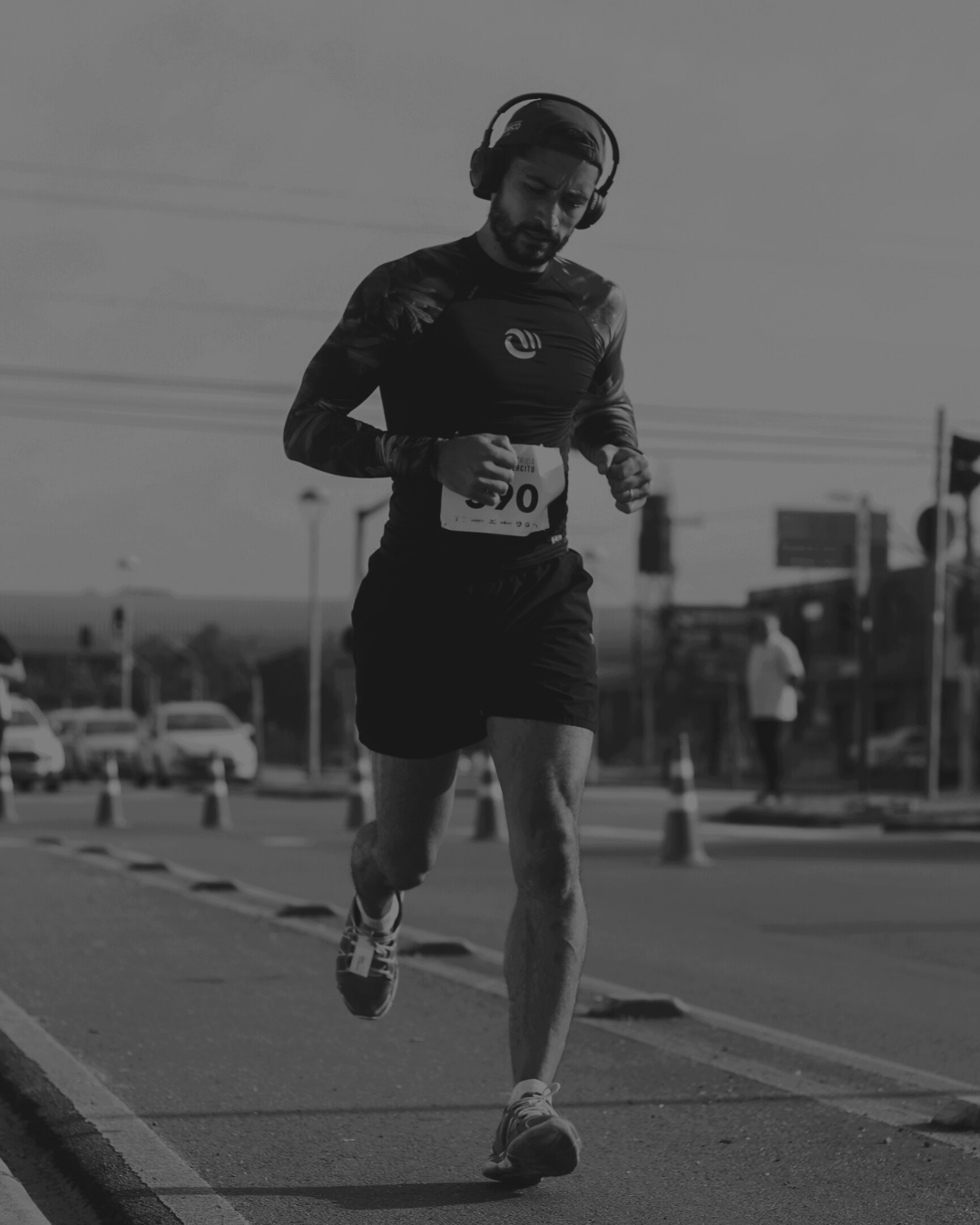 Corredor em movimento